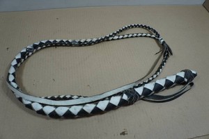 Vintage 10 Leather Bull Whip