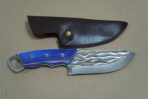 Carbon Steel Finger Hole 9 Knife