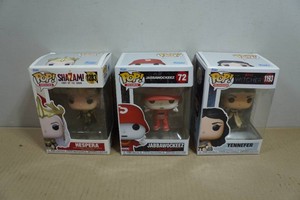 3 Funko Pop Vinyl Figures