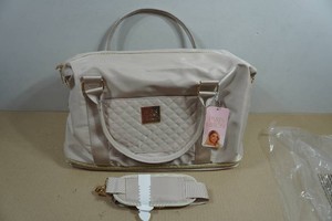 Paris Hilton Diamond Stitch Travel Cosmetic Bag - 22x14x8.5