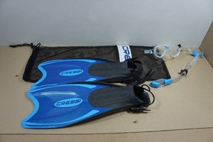 Cressi Adult Rondine Palau Fin Snorkel Set - Fin Size SM