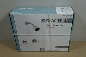 Glacier Bay Chrome Two Handle Shower Set