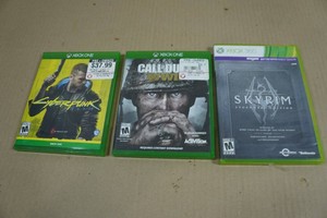 XBOX One360 Games - Call of Duty, Cyber Punk, Skyrim