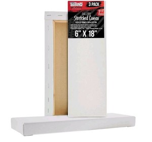 6x18 Gallery Depth Stretched Canvas 3-Pack $34.99 Retail - Brand New