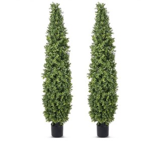 Artificial Boxwood Topiary Tree 3FT 2-Pack $114.75 Retail - Brand New