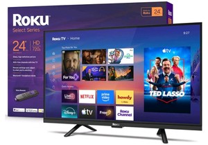 Roku 24-Inch Select Series 720p HD Smart TV $137.95 Retail - Brand New