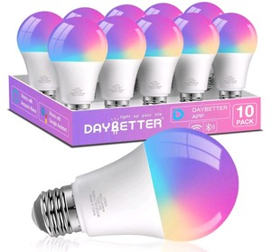 DAYBETTER Smart A19 LED Bulbs 10-Pack $32.99 Retail - Brand New