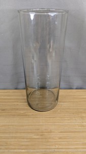 Large 12 x 5 Clear Glass Cylinder Vase G