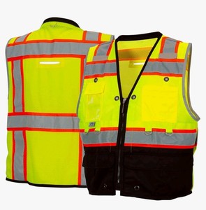 Pyramex RVZT44 Series Hi Vis Lime 2XL Safety Vest $32.99 Retail - Brand New G