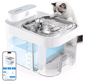 HAPAW 3L Wireless Cat Water Fountain with App Monitoring $68.99 Retail - Brand New