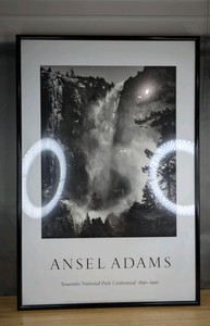 Ansel Adams Seascape Framed Photography Poster 28 x 40 B