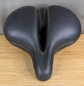 Padded Bicycle Saddle with Relief Channel S