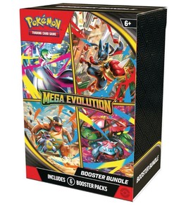 Pokmon TCG Mega Evolution Booster Bundle 6-Pack $79.99 Retail - Brand New