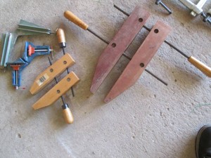 Wood clamps and corner clamps