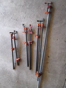 Variety of industrial pipe clamps