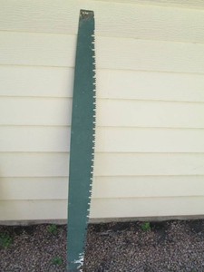 Vintage 5ft curved saw blade