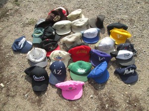 Vintage trucker hats, snap backs and caps