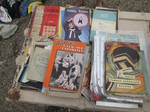 Vintage cookbook variety