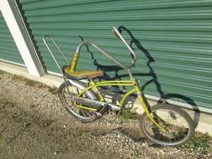 Vintage Gremlin banana seat bicycle