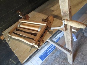 Antique wood manual operation Wringer washer