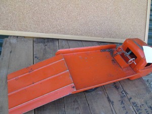Vintage Wyandotte auto transport hauler