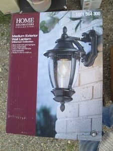 Home Decorators medium exterior wall lantern