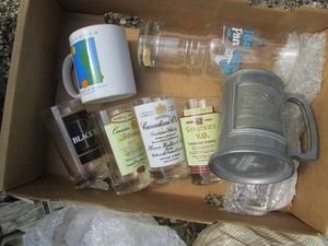 Collectible brewania and misc glassware l