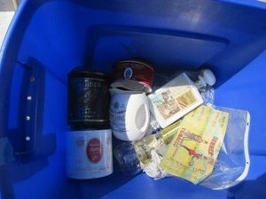 Vintage tobacco tins and collectible glassware