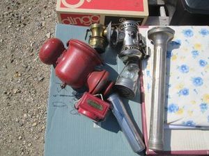 Variety of vintage flashlights