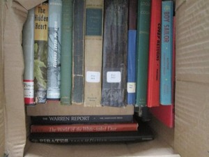 Box of vintage Hardcover books