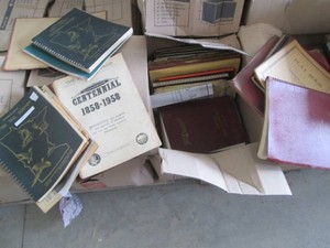Box of vintage county Atlases
