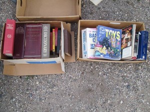 Vintage dictionaries, business materials, value guided and more