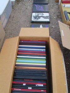 Large assortment of vintage yearbooks from multiple schools over a large number of years