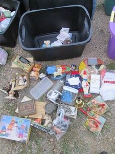 Large variety of vintage home decor, toys, kitchen supplies and more