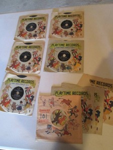 Vintage Standard Talking machine playtime records