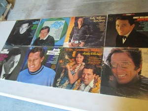 Collection of records with artist name starting A all Andy Williams