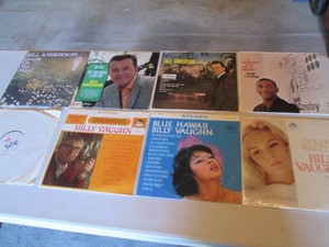 Collection of records with artist name starting B Bill Cosby Billy Vaughn and more