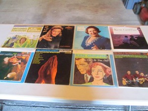 Collection of records with artist name starting J and K Julie London, Kate Smith, Ken Griffin, Kingston Trio