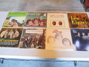Collection of records with artist name starting L. Lennon Sisters, LeRoy Van Dyke, Les Elgart, The Letterman