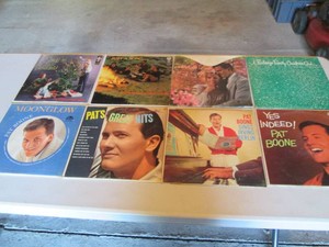 Collection of records with artist name starting N and P Norman Luboff Choir, Paris Mitchell Voices, Partridge Family, Pat Boone
