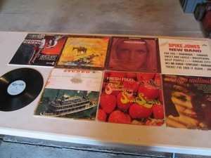 Collection of records with artist name starting S sons of the New Frontier, Sons of the Pioneers, Sounds of the 70s, Spike Jones, Statler Dance Orchestra, Stephen Foster, Strawberry Street Singers,