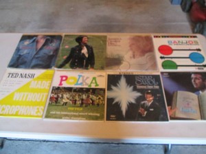 Collection of records with artist name starting S and T Sue Thompson, Tamiko Jones, Tammy Wynette, Ted Bailey, Ted Nash, Ted Tyle, Tennessee Ernie Fod