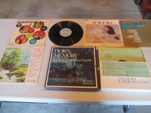 Various Pop albums, and set