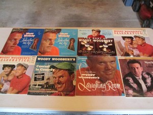 Collection of records with artist name starting W Woody Woodbury and Wynn Stewart