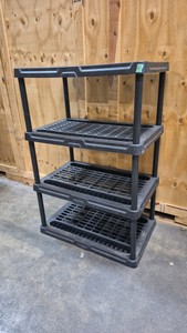 plastic storage shelf