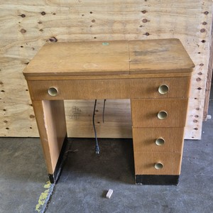 vintage sewing cabinet