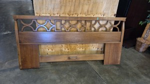 vintage king headboard