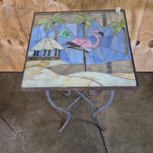 stained glass table