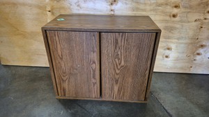 VHS storage cabinet