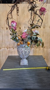 floral decorative vase